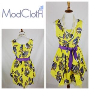 New ModCloth floral Dress
